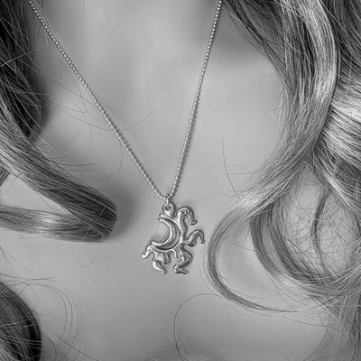 SUN MOON SWIVEL PENDANT