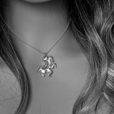 SUN MOON SWIVEL PENDANT