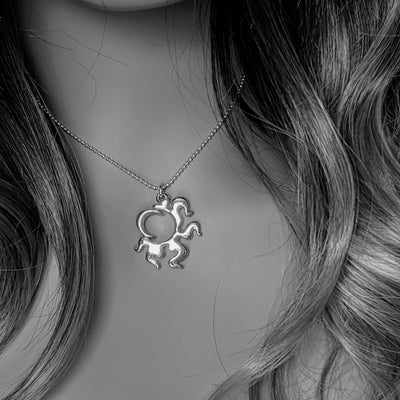 SUN MOON SWIVEL PENDANT